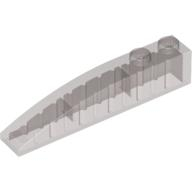 Lego kostka (kostička) 6x1 zakulacená nahoře, průhledná černá (4520018, 4160402)